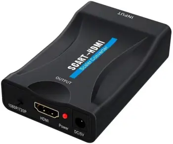Konvertues PremiumCord SCART në HDMI, i zi