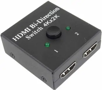 Switch PremiumCord HDMI 4K, FULL HD 1080p me dy drejtime 2-1 ose 1-2