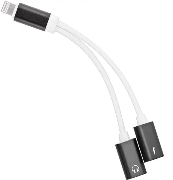 Përshtatës PremiumCord Lightning në 3.5mm jack audio + karikim Lightning - 1