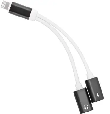 Përshtatës PremiumCord Lightning në 3.5mm jack audio + karikim Lightning