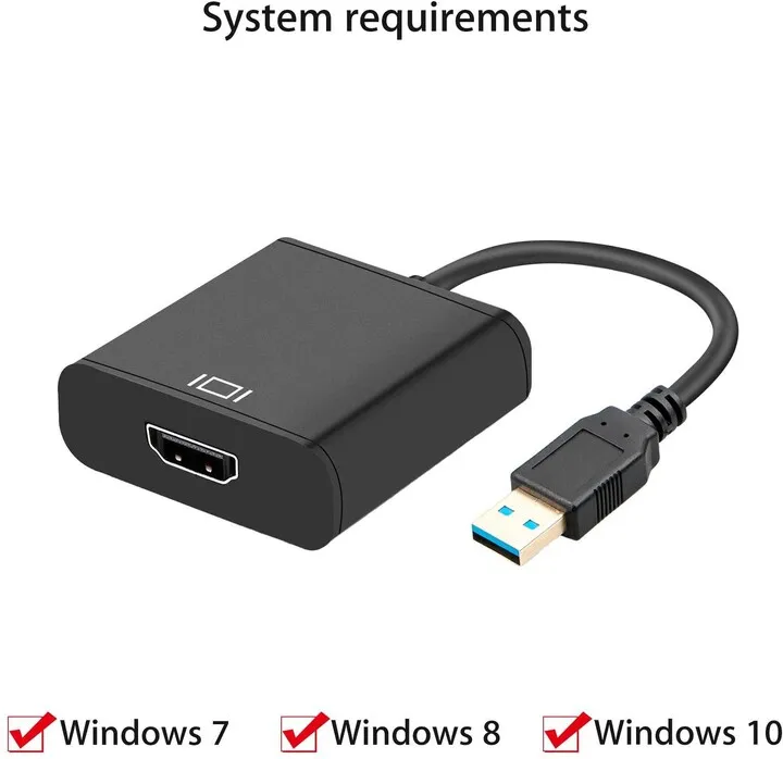 Përshtatës PremiumCord USB 3.0 për HDMI me audio - 3