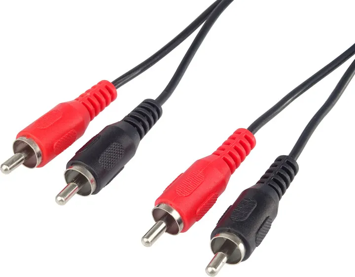Kabllo audip PremiumCord për TV, 2x RCA, 2 m - 1