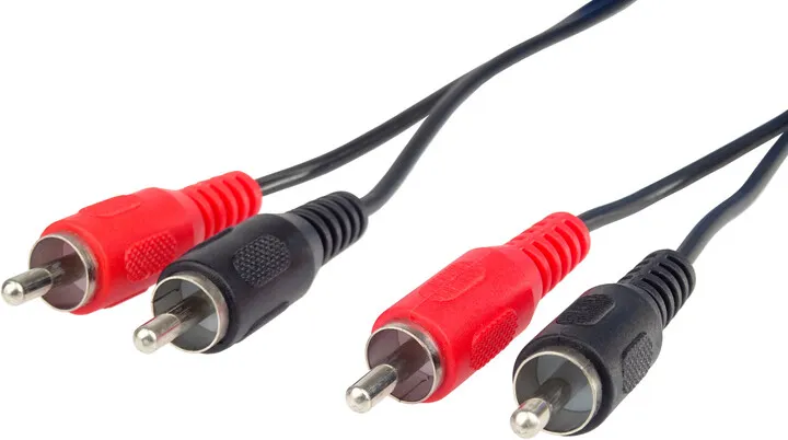 Kabllo audip PremiumCord për TV, 2x RCA, 2 m - 2