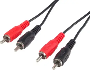 Kabllo audip PremiumCord për TV, 2x RCA, 2 m