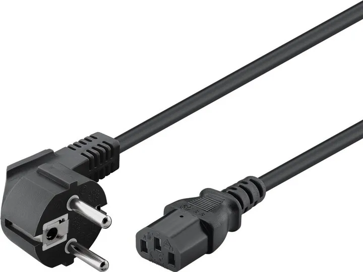 Kabllo PremiumCord 230V, 0.5m, e zezë - 4
