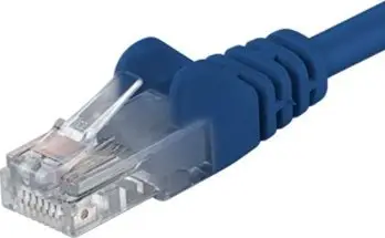 Kabllo rrjeti PremiumCord Patch UTP CAT6, 3m, blu