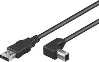 Kabllo USB PremiumCord USB A në USB B, 1 m, USB 2.0, e zezë - 1