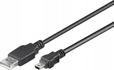 Kabllo USB PremiumCord USB A në mini USB, 0.5 m, USB 2.0, i zi - 2