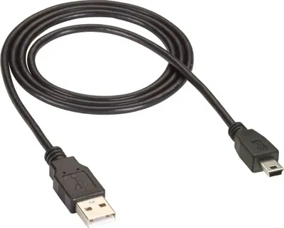 Kabllo USB PremiumCord USB A në mini USB, 0.5 m, USB 2.0, i zi - 4