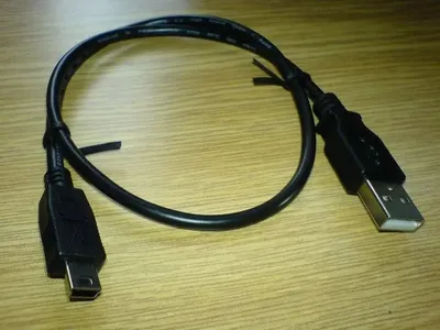Kabllo USB PremiumCord USB A në mini USB, 0.5 m, USB 2.0, i zi - 5
