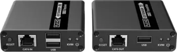 Extender HDMI KVM PremiumCord, FULL HD 1080p, deri 70m, me USB