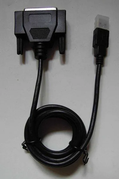 Kabllo USB PremiumCord USB A në DB25, 1 m, e zezë - 5