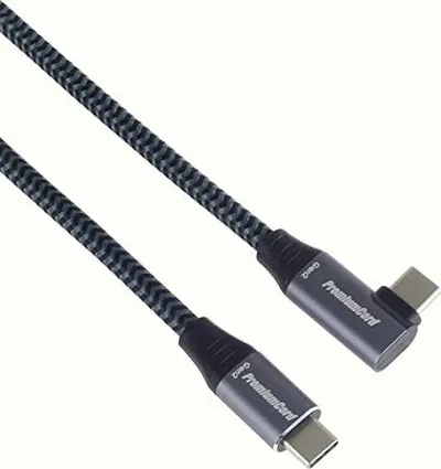 Kabllo USB PremiumCord ku31cu1, USB C në USB C, 1 m, e kuqe blu - 2