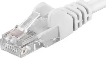 Kabllo rrjeti PremiumCord Patch, CAT6 UTP, RJ45 0.25m, e bardhë