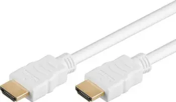 Kabllo HDMI PremiumCord KPHDME015W, 1.5m, High Speed me Ethernet, e bardhë