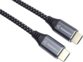 Kabllo HDMI PremiumCord kphdm21s1, HDMI 2.1, 1m, gri