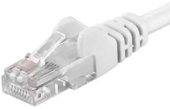 Kabllo rrjeti UTP CAT6, RJ45 në RJ45, 1.5m, e bardhë