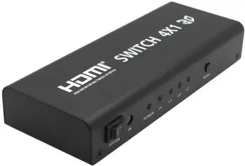 HDMI switch PremiumCord 5:1, me telekomandë dhe karikues