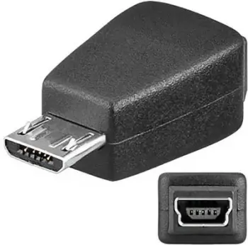 Përshtatëse USB PremiumCord, miniUSB në microUSB, kur-11, e zezë
