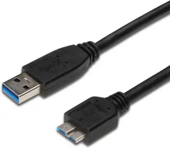 Kabllo PremiumCord USB-A në micro-B, 1m, e zezë