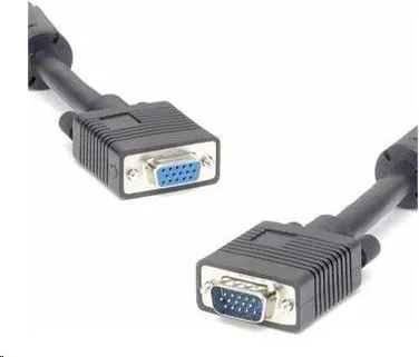Kabllo PremiumCord D-Sub (VGA) në D-Sub (VGA), 5 m, e zezë (kpvc05) - 1