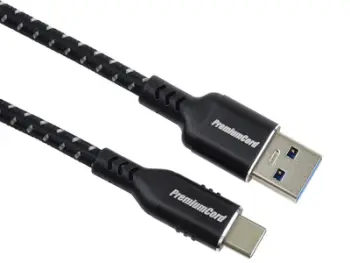 Kabllo PremiumCord USB 3.2 Gen 1, USB A në USB C, 5 Gbps, 60 W