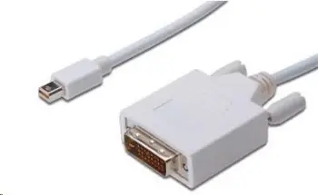Kabllo PremiumCord DisplayPort Mini - kabllo DVI-D, 2m, e bardhë
