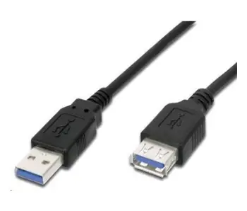 Kabllo USB PremiumCord USB-A në USB-A, 0.5 m, USB 3.0, e zezë