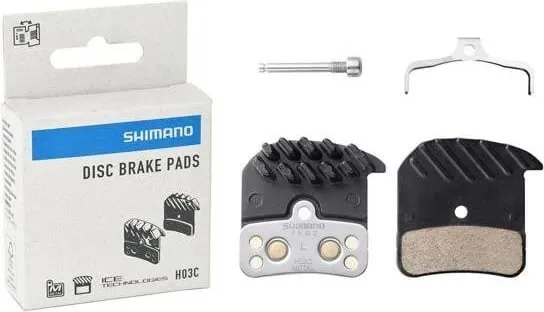 Frena disk Shimano H03C, me 4 pistona, ngjyrë gri - 1