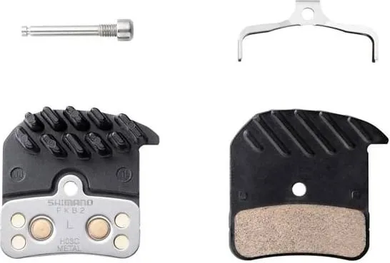 Frena disk Shimano H03C, me 4 pistona, ngjyrë gri - 2