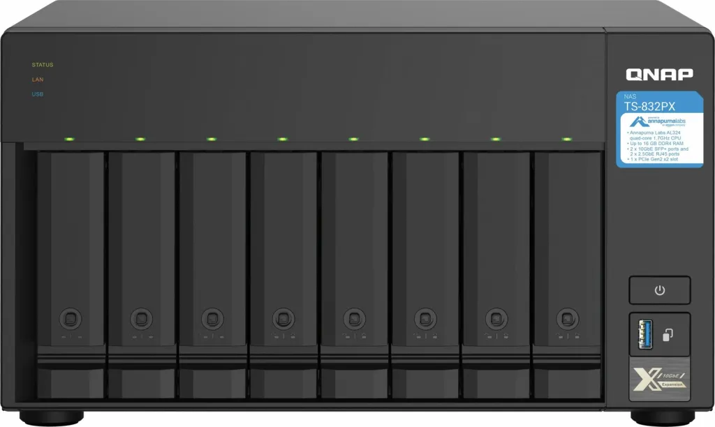 Server QNAP TS-832PX-4G - 1