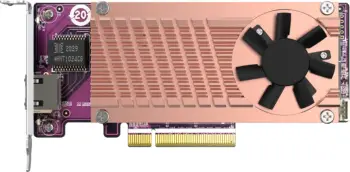 Kartë zgjerimi QNAP QM2-2P10G1TB për SSD M.2 2280 PCIe, (Gen3 x8)