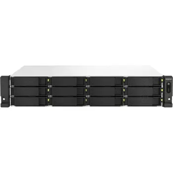 NAS QNAP TS-1264U-RP-8G, 2U rackmount, 12x3.5/2.5 SATA, Intel Celeron N5095, 8GB RAM, 2x300W r PSU