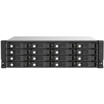 Kasë serveri QNAP TL-R1620SEP-RP, 16-bay, rackmount 3U, SAS 12Gbps, JBOD, e zezë
