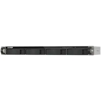 NAS QNAP TS-433EU, ARM Cortex-A55, 4GB RAM, 4 vende disqe, rack 1U