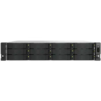 NAS QNAP TS-h1277AXU-RP-R7-32G, 2U, 12 vende, Ryzen 7 Pro 7745, 32GB DDR5, e zezë