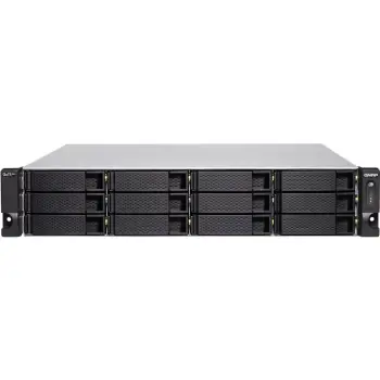 NAS QNAP TS-h1886XU-RP-R2-D1622-32G-RED, Intel Xeon D-1622, 32GB ECC RAM, 12+6 Bay, Rack 2U