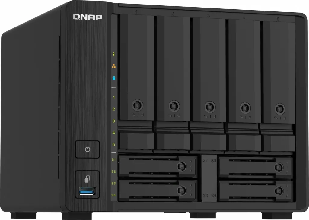 NAS QNAP TS-932PX-4G, 9 slote, 4GB RAM, 2x10GbE, 2x2.5GbE, e zezë - 4