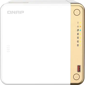Kasë NAS QNAP TS-462-4G, Intel Celeron N4505, 4 GB RAM DDR4, Tower, Bardhë