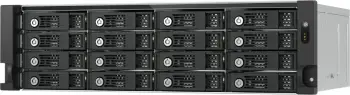 Kasë rrjeti QNAP TL-R1600PES-RP, 16 vende, rackmount 3U, PCIe, SATA, e zezë