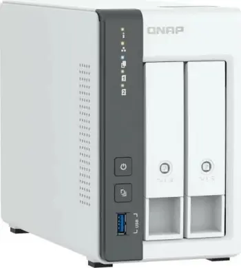 NAS Qnap TS-216G, 4GB RAM, 12TB, i bardhë