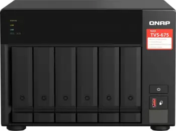 NAS QNAP TVS-675, KX-U6580, 8 GB, Kasa e Zezë