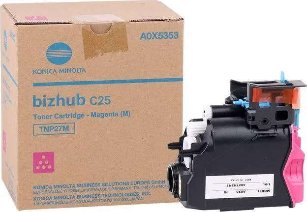 Toner Konica Minolta TNP-27M, i purpurt - 1