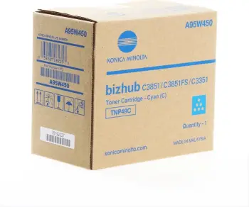 Toner, Konica Minolta, TNP49C A95W450, rendiment 12000 faqe, cyan