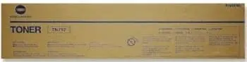 Toner, Konica Minolta TN712 A3VU050, rendiment 40,800 faqe, standard, i zi