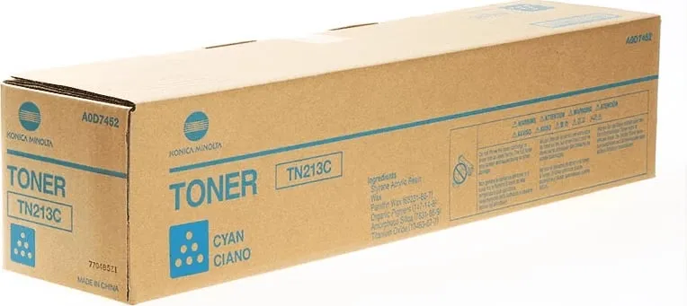 Toner, Konica Minolta, TN213C / A0D7452, rendiment 19000 faqe, cyan - 1