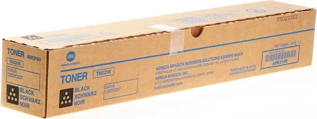 Toner, Konica Minolta, TN227K / ACVH150, rendiment 24000 faqe, i zi - 1