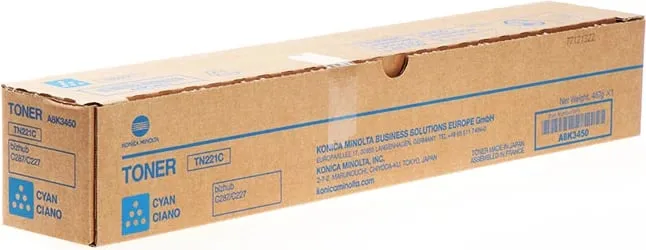 Toner Konica Minolta TN227C ACVH450 deri 21000 faqe cyan - 1