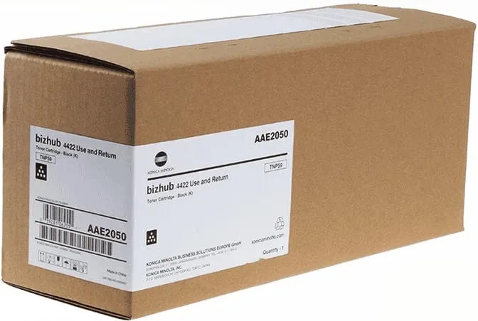 Toner, Konica Minolta TNP59 / AAE2050, 25000 faqe, standard, e zezë - 1