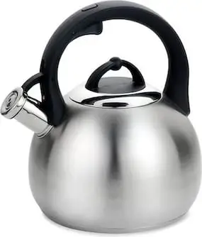 Çajnik Maestro MR-1311, 3 L, çelik inoks, dorezë e zezë